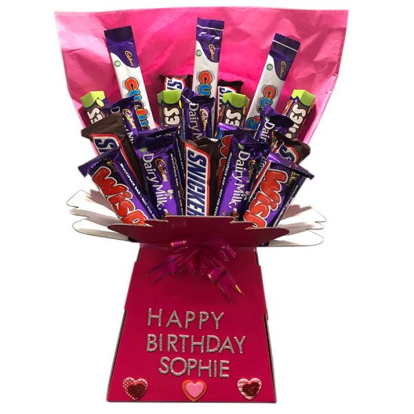 Bouquet of chocolate bars