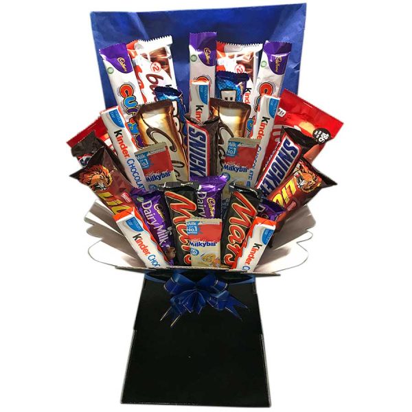 Bouquet of chocolate bars