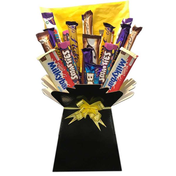 Bouquet of chocolate bars