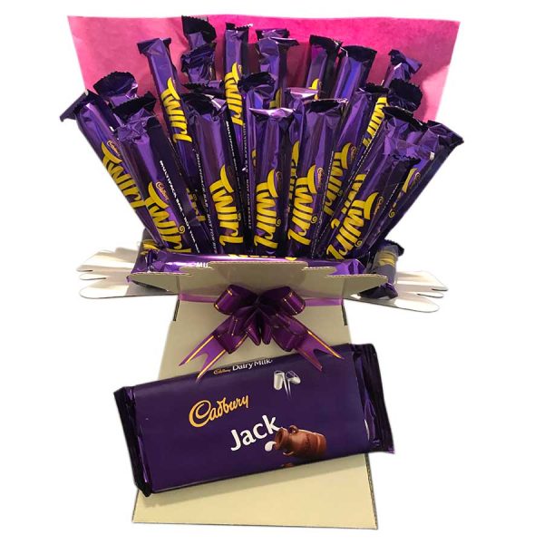 Bouquet of chocolate bars