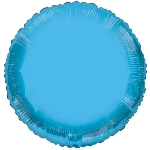 Blue round shape balloon