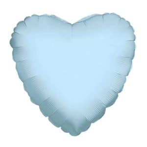 Blue heart shape balloon