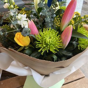 Exotic Mother's Day Bouquet thoughtfully arranged by Little Flower Shop in Burgess Hill for your mum to enjoy and brighten her special day