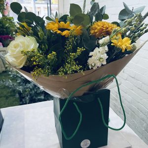 Summer Mother's Day Bouquet meticulously arranged by Little Flower Shop in Burgess Hill for your mum to enjoy and brighten her special day