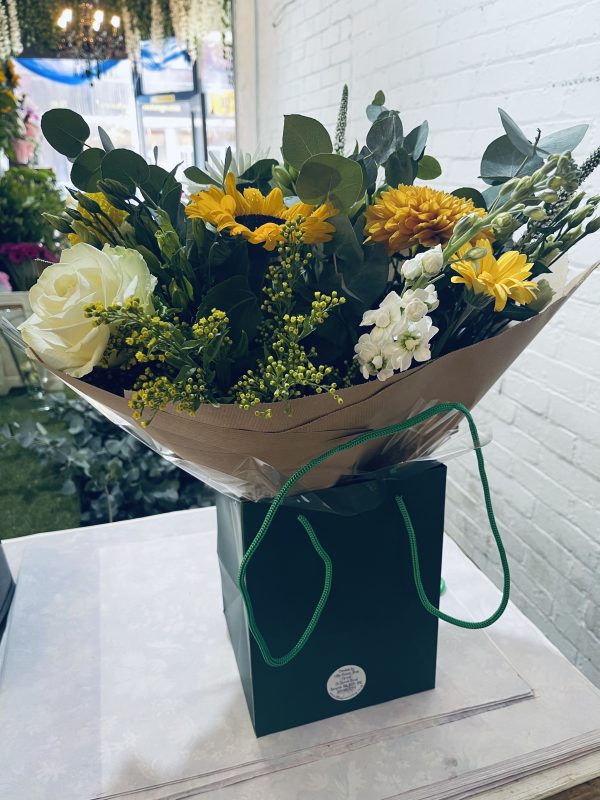 Summer Mother's Day Bouquet meticulously arranged by Little Flower Shop in Burgess Hill for your mum to enjoy and brighten her special day