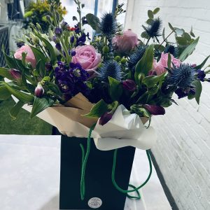 Spring Burst Mother's Day Bouquet for your mother to enjoy and appreciate on her special day freshly arranged by Little Flower Shop in Burgess Hill 