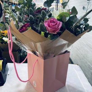 Elegant Mother's Day Bouquet arranged by Little Flower Shop in Burgess Hill for your mother to enjoy and appreciate on her special day