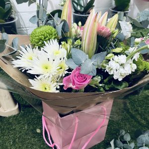 Home Sweet Home Mother's Day Bouquet for your mother to enjoy and appreciate on her special day specially arranged by Little Flower Shop in Burgess Hill 