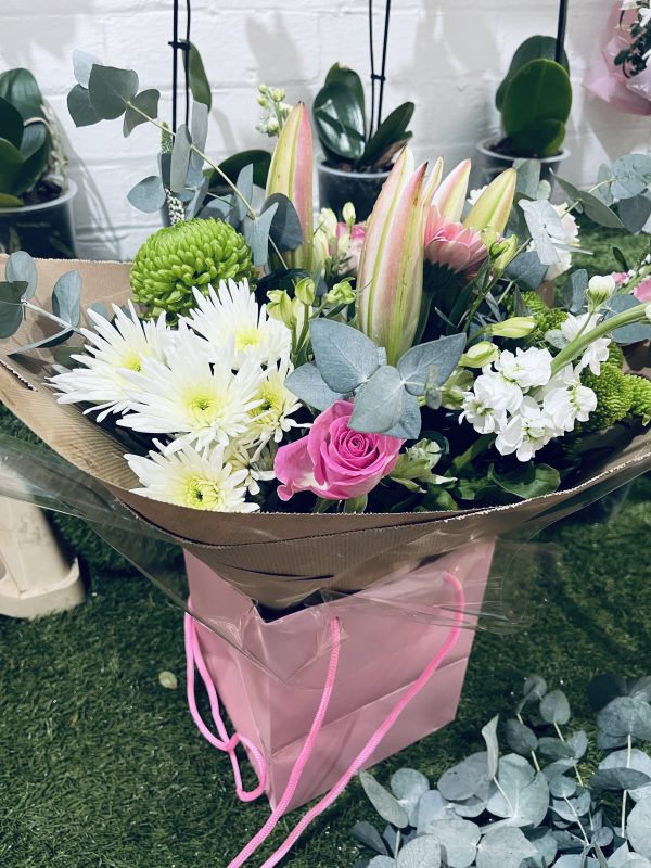 Home Sweet Home Mother's Day Bouquet for your mother to enjoy and appreciate on her special day specially arranged by Little Flower Shop in Burgess Hill 