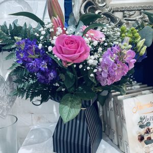 Sweet Mother's Day Bouquet thoughtfully arranged by Little Flower Shop in Burgess Hill for your mother to enjoy on her special day